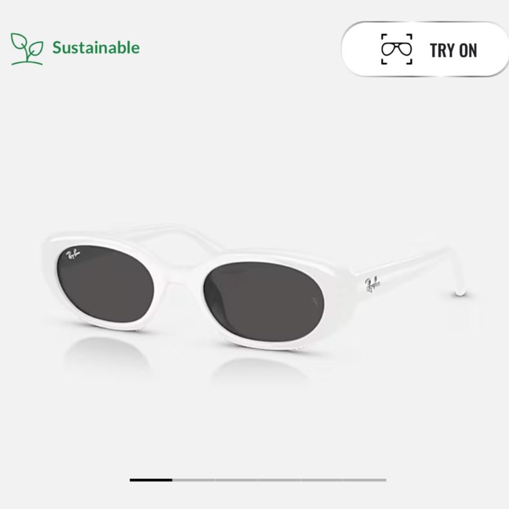Ray-Ban Bio-Based White Sunglasses